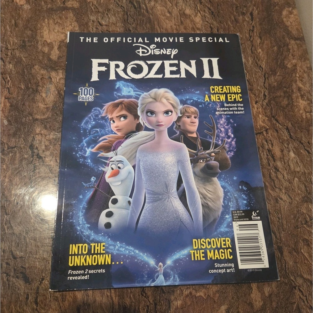 Official Movie Magazine Frozen 2 Activities articles elsa anna 2019 Disney Elsa
